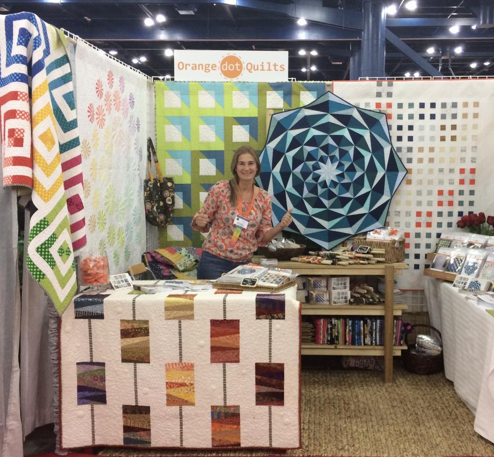 Dora Cary Orange Dot Quilts at Road to Ca