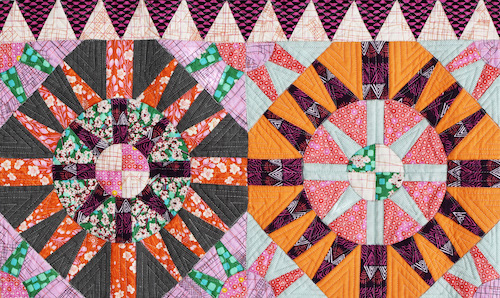 Unique Feathers in Free Motion Quilting - On Demand Course - Purple Daisies  Quilting